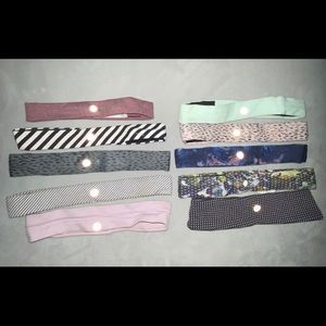 10 LULULEMON HEADBANDS